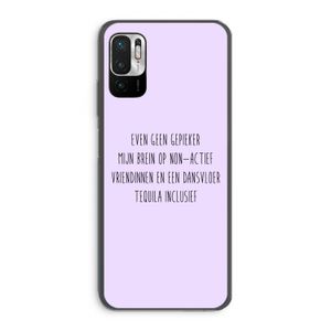 Tequila: Xiaomi Redmi Note 10 5G Transparant Hoesje