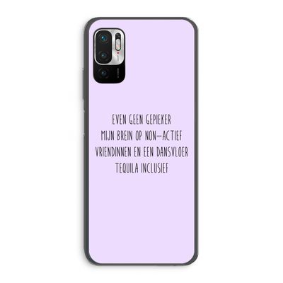 Tequila: Xiaomi Redmi Note 10 5G Transparant Hoesje