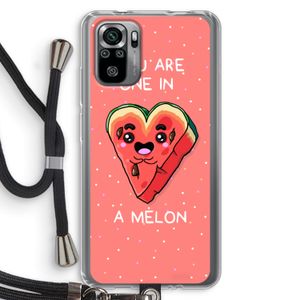 One In A Melon: Xiaomi Redmi Note 10S Transparant Hoesje met koord