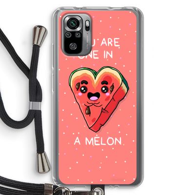 One In A Melon: Xiaomi Redmi Note 10S Transparant Hoesje met koord