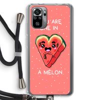 One In A Melon: Xiaomi Redmi Note 10S Transparant Hoesje met koord