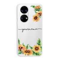 Zonnebloemen: Huawei P50 Transparant Hoesje