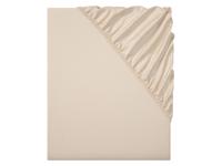 LIVARNO home Satijnen hoeslaken 140-160 x 200 cm (Beige)