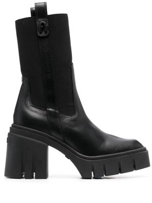 Furla bottines 95 mm à talon épais - Noir