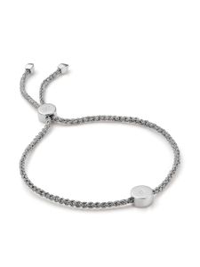 Monica Vinader bracelet Linear Friendship orné de diamants - Argent