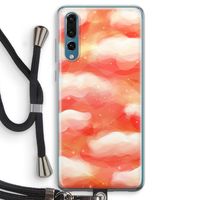 Lichte Wolken: Huawei P20 Pro Transparant Hoesje met koord