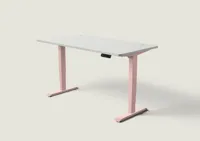 Desktronic HomePro bureau Zachtroze / Grijs / 160x80 cm