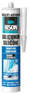 bison siliconenkit sanitair grijs koker 300 ml