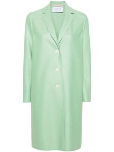 Harris Wharf London manteau feutré à simple boutonnage - Vert