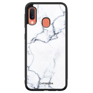 Samsung Galaxy A20e hoesje - Marmer grijs