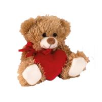 Melodesign Knuffelbeer - bruin - 12 cm - Valentijn - moeder/vaderdag