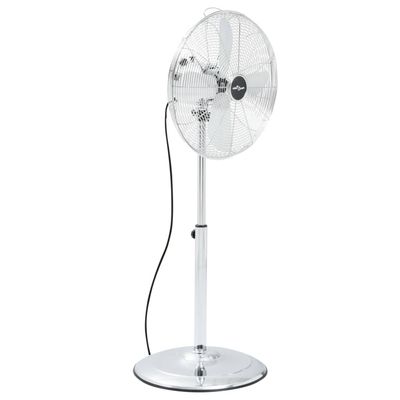 vidaXL Statiefventilator 3 snelheden 40 cm chroomkleurig