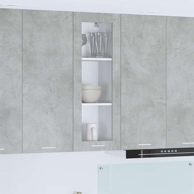 Hangkast Riga Beton Grijs 40 x 31 x 100 cm Bewerkt hout Hangkast Riga Beton Grijs 40 x 31 x 100 cm Bewerkt hout