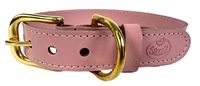 Sazzz Halsband hond braveheart leer roze - thumbnail