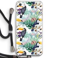 Tukans: iPhone 5 / 5S / SE Transparant Hoesje met koord