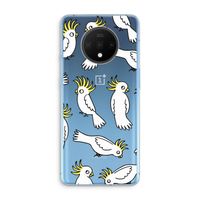 Papegaai: OnePlus 7T Transparant Hoesje