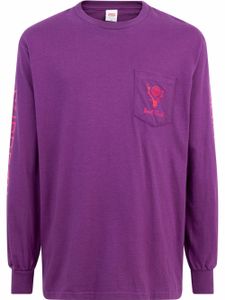 Supreme t-shirt South2 West8 à manches longues - Violet