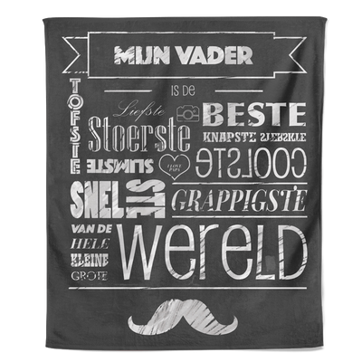 Fleecedeken Vaderdag - Mijn Vader - Pillow Buddies