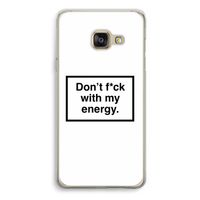My energy: Samsung Galaxy A3 (2016) Transparant Hoesje