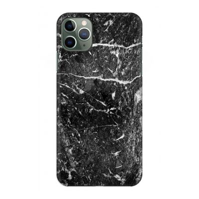 Zwart marmer: Volledig geprint iPhone 11 Pro Max Hoesje