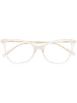 Gucci Eyewear lunettes de vue à monture papillon - Blanc