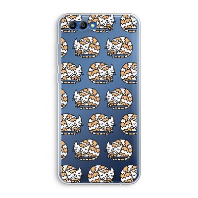 Slapende poes: Honor 10 Transparant Hoesje