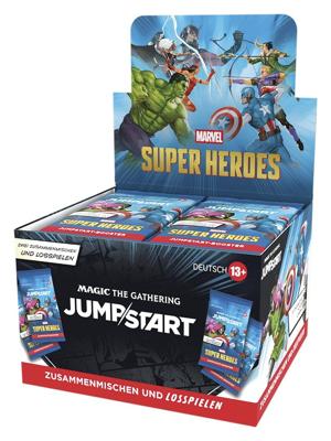 Magic the Gathering Marvel Super Heroes Jumpstart Booster Display (24) german Magic the Gathering Marvel Super Heroes Jumpstart Booster Display (24) german