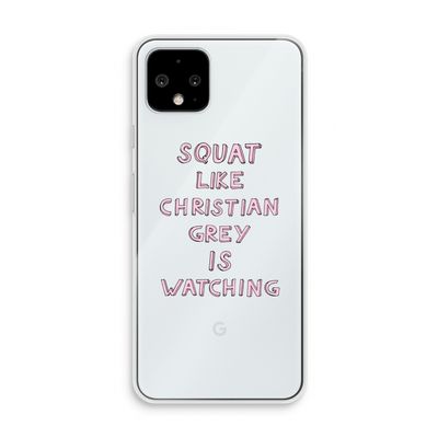 Christian Grey: Pixel 4 Transparant Hoesje