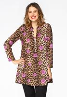 Yoek Tuniek wide bottom LEO ROSE | Bruin | Maat 46/48