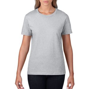 Basic ronde hals t-shirt grijs voor dames 2XL (44/56)  -