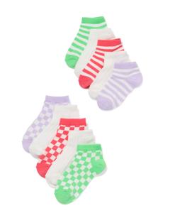HEMA Kinder Enkelsokken Ruiten - 5 Paar Multicolor (multicolor)