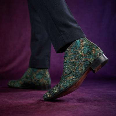 Moss Mirage High Lureaux - Handgemaakte Nette Schoenen Voor Heren