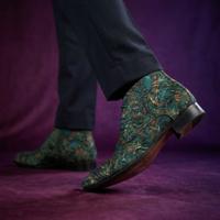 Moss Mirage High Lureaux - Handgemaakte Nette Schoenen Voor Heren