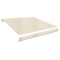 VidaXL Luifeldoek 3x2,5 m canvas crème