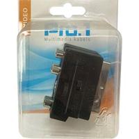 Enzo Pro-1 Scart adapter multiblok met schakelaar 9241300 Enzo Pro-1 Scart adapter multiblok met schakelaar 9241300