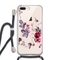 Mooie bloemen: iPhone 7 PLUS Transparant Hoesje met koord