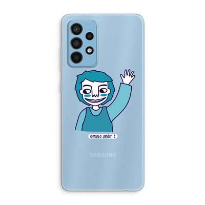 Zwaai: Samsung Galaxy A52 Transparant Hoesje
