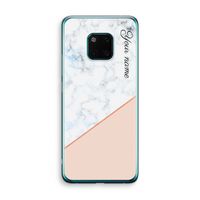 Marmer in stijl: Huawei Mate 20 Pro Transparant Hoesje