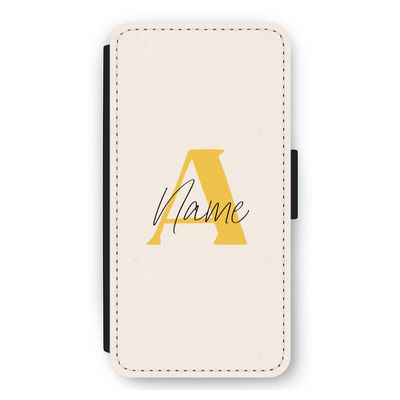 Amber Script: iPhone 11 Flip Hoesje
