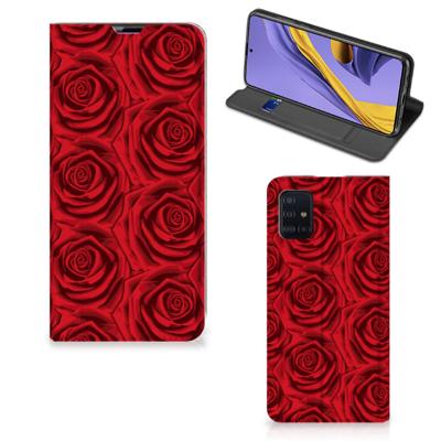 Samsung Galaxy A51 Smart Cover Red Roses Samsung Galaxy A51 Smart Cover Red Roses