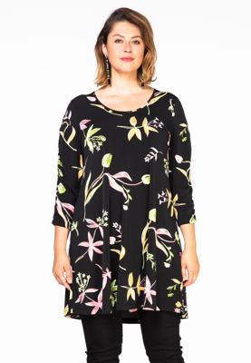 Yoek Tuniek wide bot TULIP | Zwart | Maat M