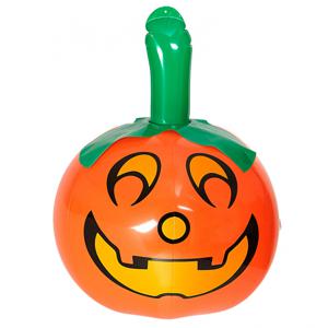 Opblaasbare pompoen decoratie - oranje - 46 cm -opblaas - Halloween versiering