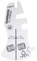 Shimano tl-fdr30 cable fixing point checking tool for front derailleur