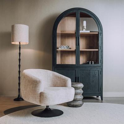 Tower Living Draaifauteuil 'Barga' kleur Off White