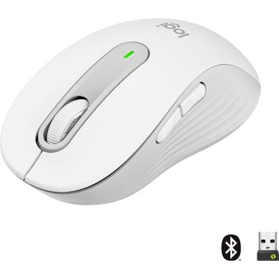 Logitech Signature M650 Muis Radiografisch, Bluetooth Maat: M Optisch Wit 5 Toetsen 4000 dpi