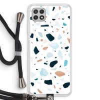Terrazzo N°13: Samsung Galaxy A22 4G Transparant Hoesje met koord