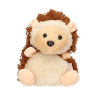 Pluche egel knuffel van 14 cm - thumbnail