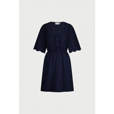 Fabienne Chapot - Blauw | Dames | Jurk | Blauw | 36 | regular | Kamst mode