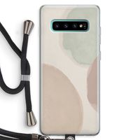 Geo #8: Samsung Galaxy S10 Plus Transparant Hoesje met koord