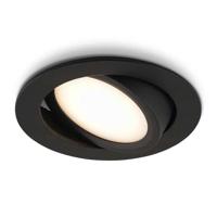 LED-inbouwspot Opaco zwart 5W dimbaar IP54